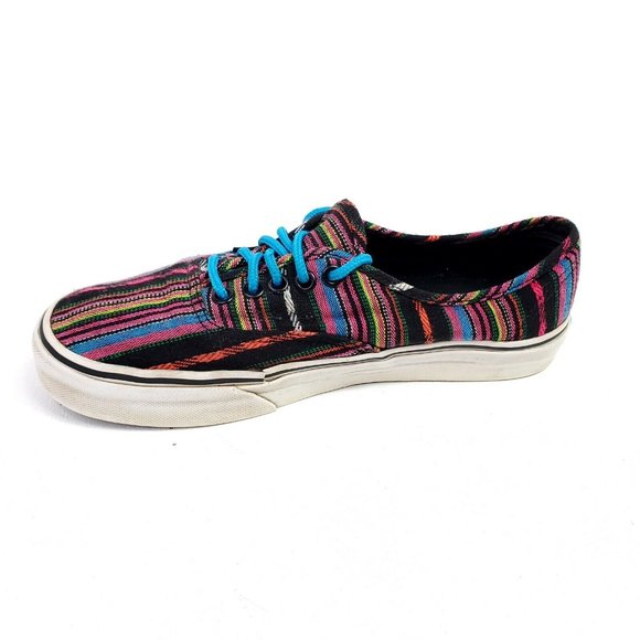 Vans Guate Weave Era Mens Shoes Size 6.5 Womens Size 8 Sneakers Textile Striped - Picture 9 of 12